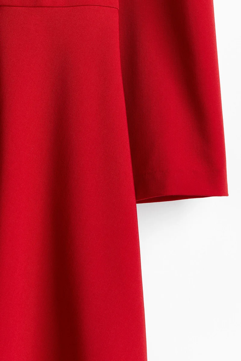 H&M Flared-skirt twill dress