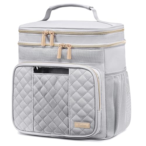 Tealari Large Toiletry Bag for Women MenBathroom BagWater Resistant Shower BagMakeup BagPortable Shower Caddy for College DormHanging Travel Toiletry Bag with Transparent Waterproof Phone Pocket - Image 1