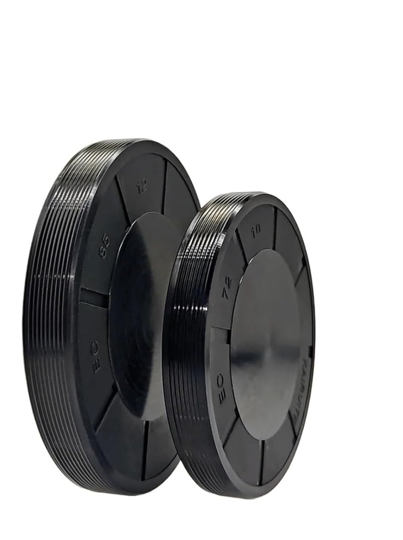EC 40x7 Black Oil Seal End Cap 28 42mm 1 Piece - Image 1