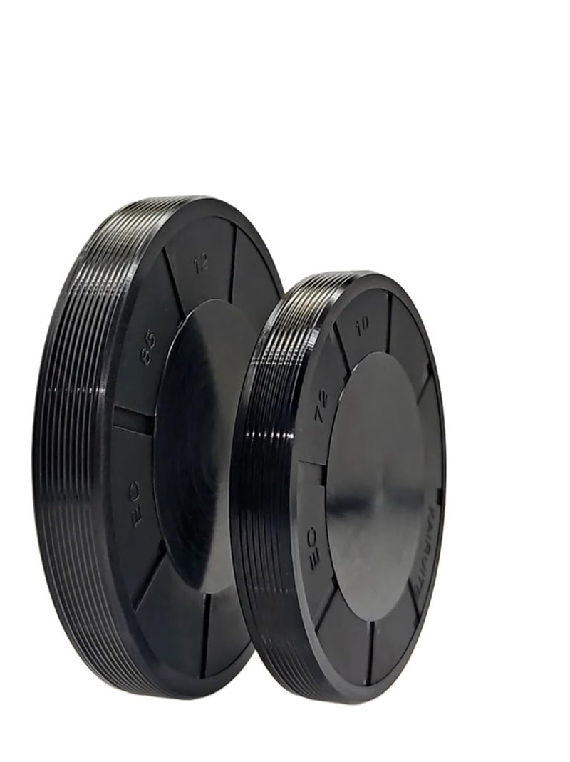 EC 40x7 Black Oil Seal End Cap 28 42mm 1 Piece - Image 2