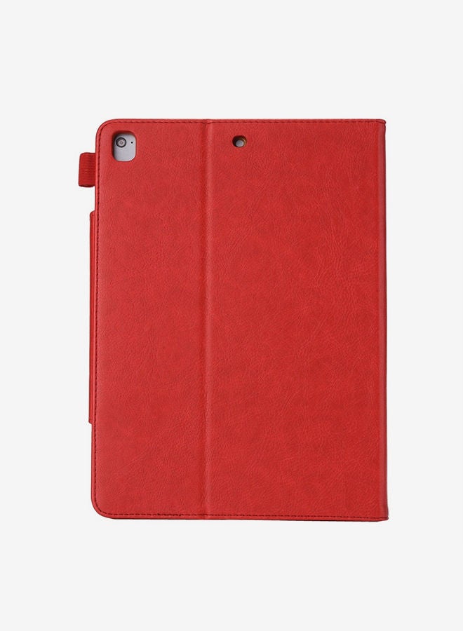 NIBEMINENT Business Style Horizontal Flip Leather Case With Holder/Card Slot/Photo Frame And Wallet For Apple iPad 10.2 inch Red  - Image 2