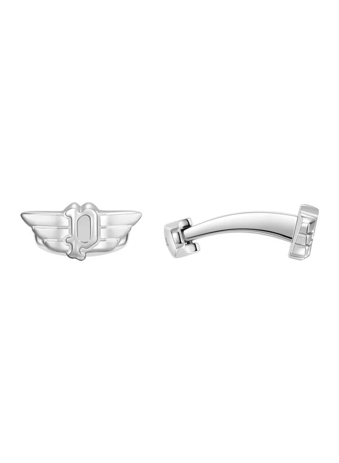 POLICE Towering Designer Cufflinks For Men Stainless Steel P Wings