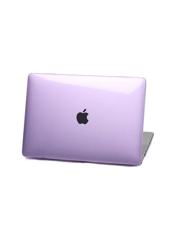 Protective Case For Macbookpro Air1314 Computer Frosted Crystal Shell Digital Computer/macbook Protective Cover-Color:(Openwork) Purple-Applicable Model:2020 Pro13（A2338/A2289/2251/A2338 - Image 1