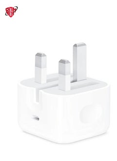20W USB C PD Fast Charger, Dual Port Type-C QC3.0 Wall Adapter, compatible with iPhone 13/12/12 Mini/12 Pro/12 Pro Max,AirPods Pro (Without Cable, White)