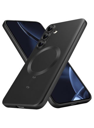 Magnetic Case for Samsung Galaxy A56 for Women Men , Matte Luxury Metallic Luster Flexible TPU Shockproof Case with Screen Protector - Black - pzsku/Z3C6EB2E68ED3AA59E2A1Z/45/1742634040/8708076d-a26a-42ea-bfb9-da67098f7f8e