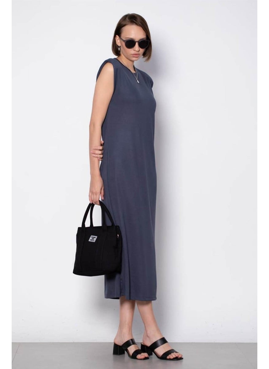 Tena Women's Smoke Shoulder Padded Zero Sleeve Dress  - Image 3