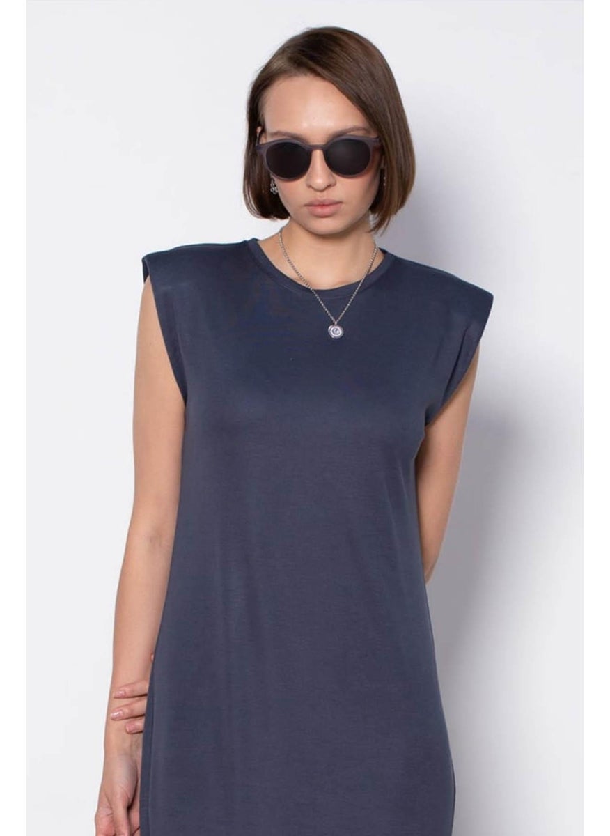 Tena Women's Smoke Shoulder Padded Zero Sleeve Dress  - Image 4