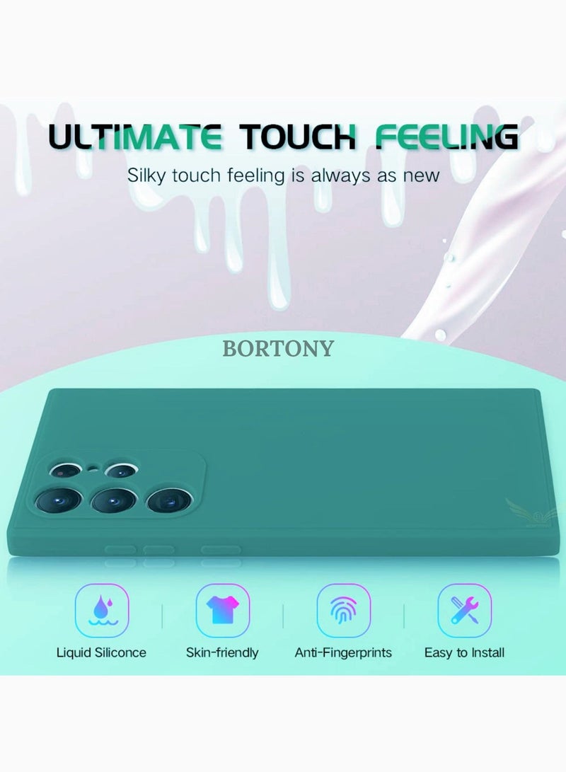 BORTONY Slim Shockproof Case Compatible With Galaxy S22 Ultra, Fit Durable Soft Silicone Protective Case Cover For Samsung Galaxy S22 Ultra - Image 4