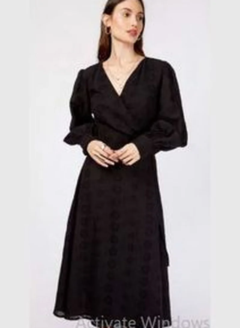 Little Mistress Somerset by Alice Temperley Black Knit Midi