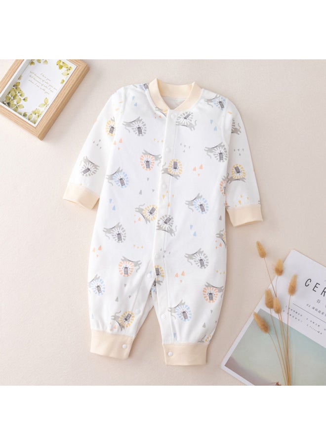 Autumn And Winter New Baby Long Sleeve Boneless Jumpsuit Autumn Baby Cotton Climbing Clothing Baby Long Ha Clothes