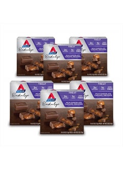 Atkins Endulge Milk Chocolate Caramel Squares, Dessert Favorite, Good Source of Fiber, 1g Sugar, 90 Count  - Image 1