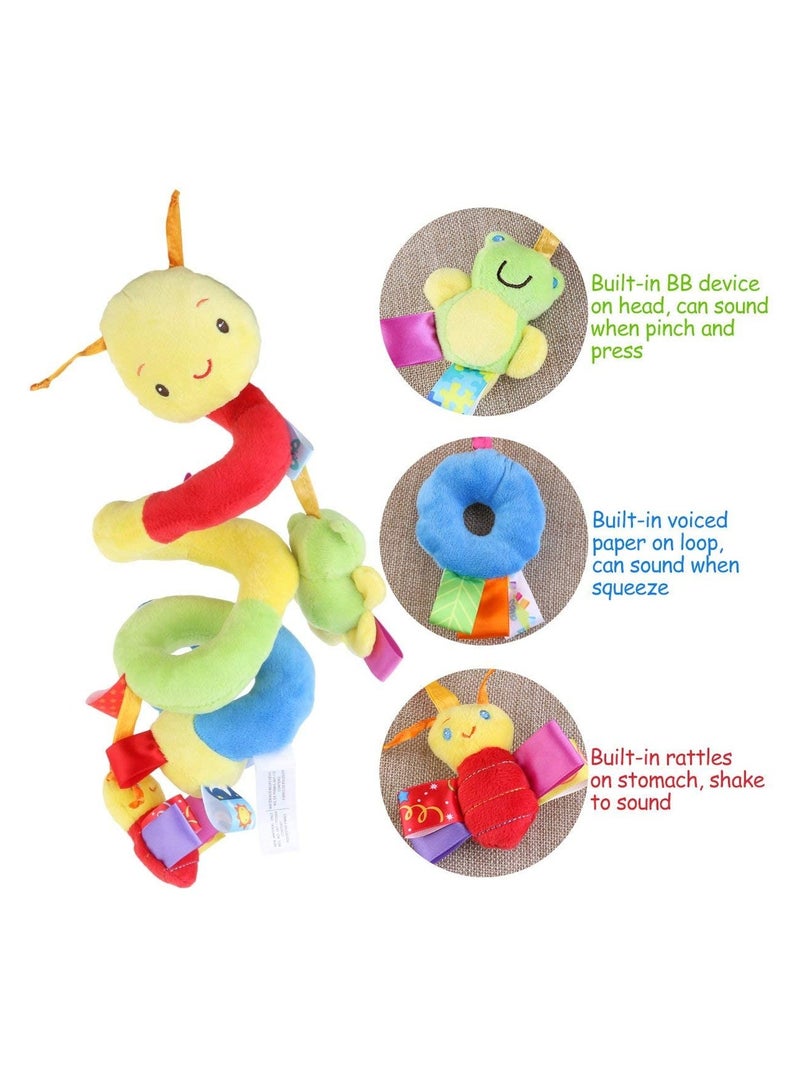 5-Piece Around The Bed Hanging Crib Toy Bear Infant Socks And Wrist Rattles Toy Set For Kids - Image 5