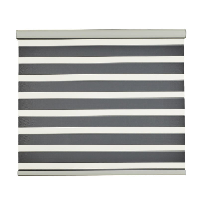 Persilux Persilux Zebra Blinds for Windows Cordless Roller Blinds 50 W x 72 H White Light Filtering Sheer Window Treatments Light Control for Day and Night Room Darkening Roller Shades for Windows