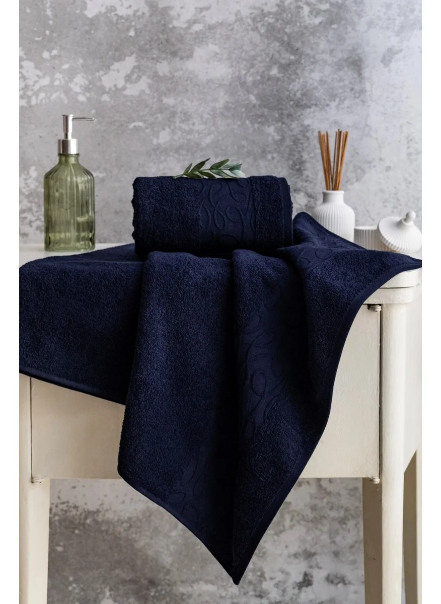 EIFIN 100% Pure Cotton Soft 1 Hand Towel and 1 Large Size Bath Towel (50X90CM) and (70X140CM)