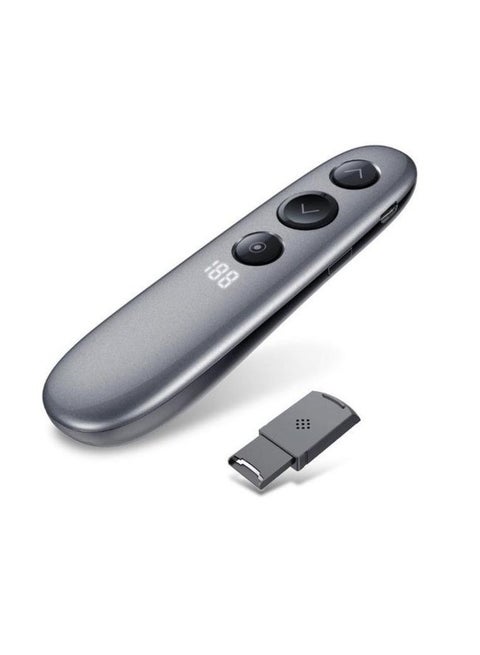 H100 Wireless Presenter Lighting Magnifying Laser Pen Projector Timer LED Digital Pointer USB Rechargeable Mouse Presentation Clicker