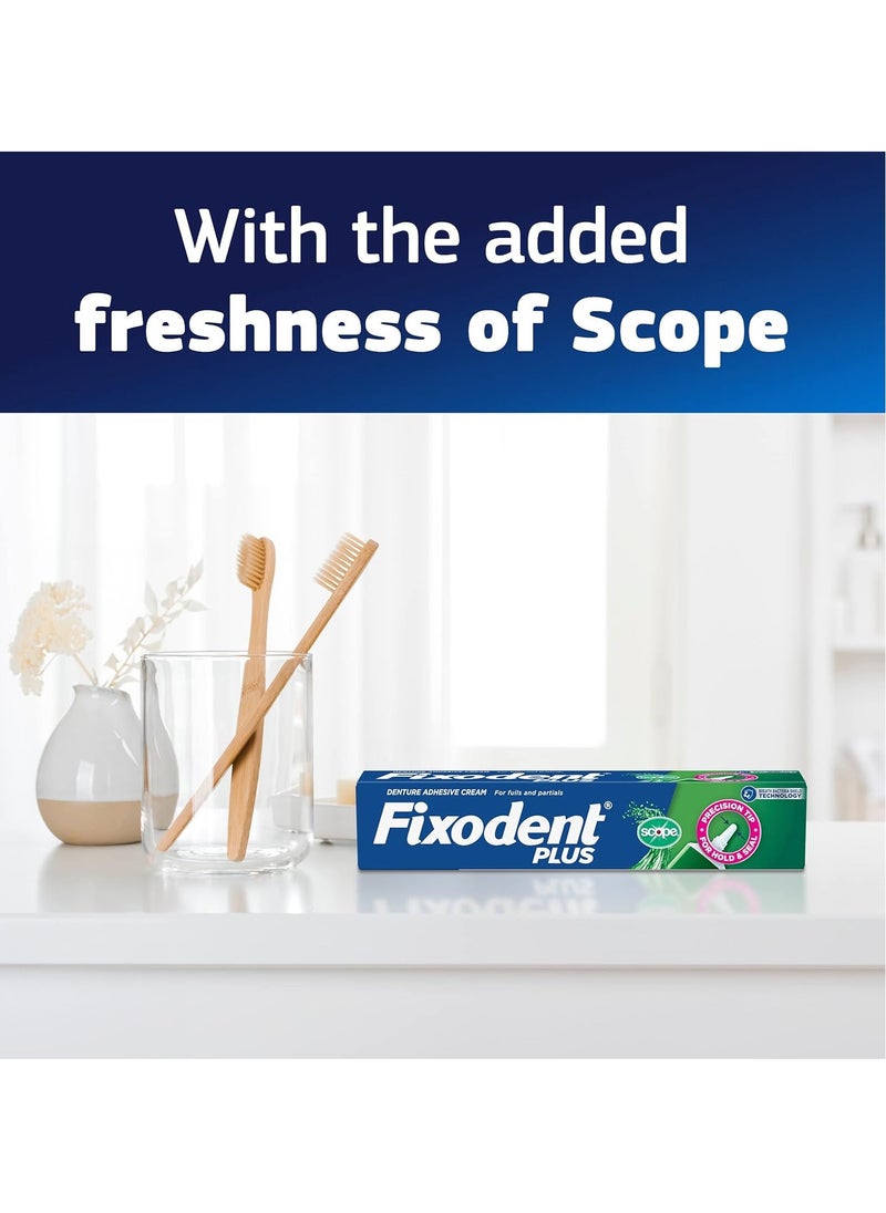 Fixodent - Fixodent Plus Scope Secure Denture Adhesive 2.0oz (Pack of 4) - Image 1