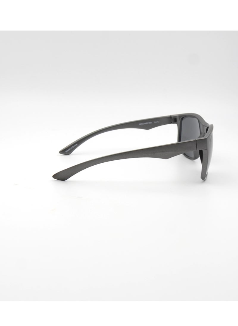 MADEYES - Men's UV Protection Sunglasses EE21P415-1 - Grey - Image 1