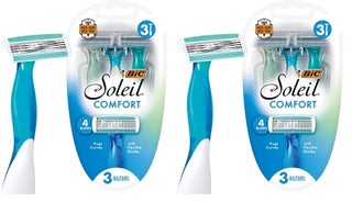 BIC Soleil Comfort 4Blade Disposable Razors for Women Sensitive Skin Razor for a Smooth and Close Shave 3 Piece Razor Set Pack of 2 - pzsku/Z3C6F66A62B18D888D30AZ/45/_/1742912868/a7d6428a-5f4f-4a93-a4d2-624fcee4b428