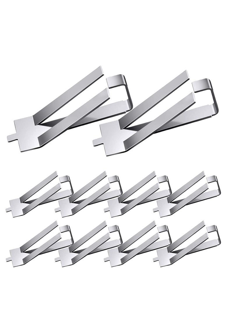 KASTWAVE 10 Pack Ender 3 Glass Bed Clips Stainless Steel Glass Bed Spring Turn Clips Platform Clamps Stable for Creality Ender 3 Pro Ender 3S Ender 5 Pro CR-20 PRO CR-10S Pro 3D Printer  - Image 1