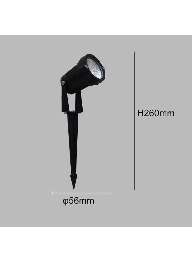 Hummer Movable ground-mounted garden light, yellow light color, 5W - Image 3