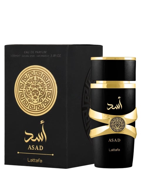 عطر اسد او دي بيرفيوم من لطافة رجالي - 100 مل