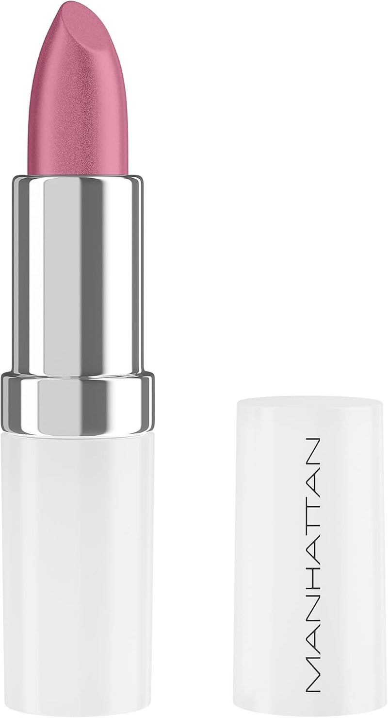 Manhattan Lasting Perfection Satin Lipstick 740 Doll Me Up Lipstick for Intense LongLasting Colour and Moisturising Care