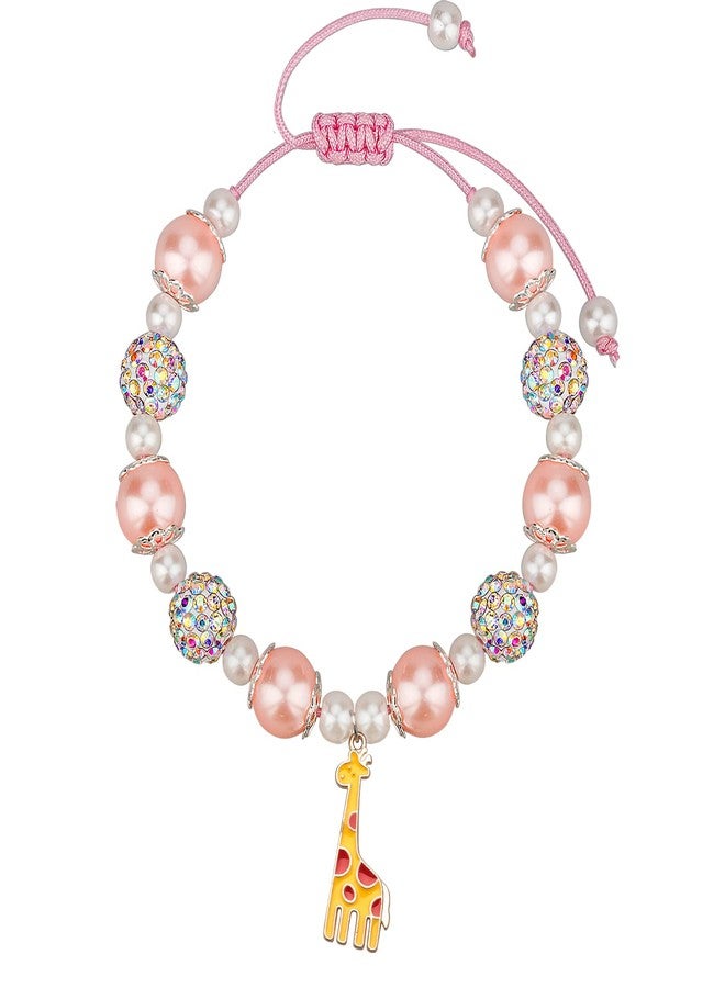 بارتنر هدايا لمحبي الزرافات للنساء، هدية زرافة، سوار زرافة، مجوهرات زرافة، هدايا ملهمة - Image 1