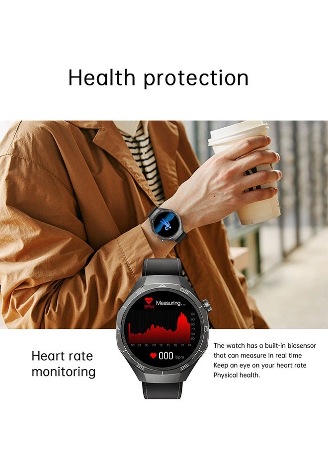 Kalobee - Smartwatch for Men and Women, 1.53" Display, Heart Rate, Blood Oxygen & Sleep Monitor, Fitness Tracker with 3 Straps, IP67 Waterproof, Compatible with Android & iOS (Black) - Image 1