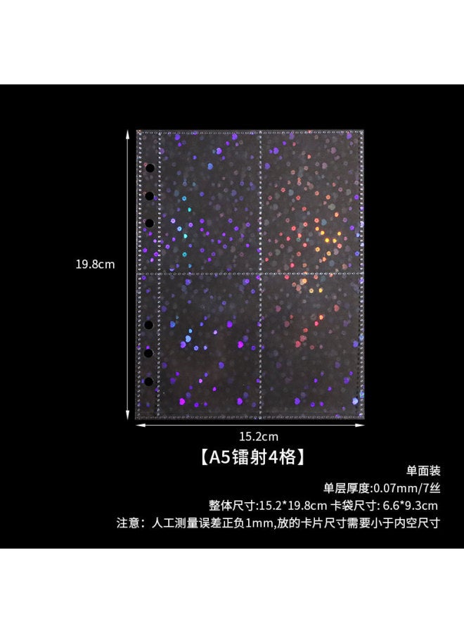 Unity Spot A5 Plastic Pp Display Book Transparent Game Card Inner Page Bag Photo Album Inner Page Certificate Stationery Book Can Be - Image 1
