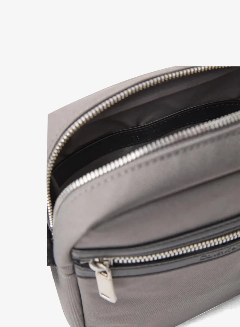 Calvin Klein Granite Gray Crossbody Reporter Bag for Men | Best Price UAE