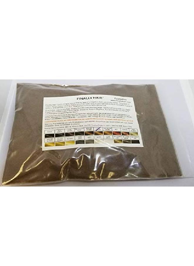Finally Hair - Fibers Refill Bag 56 Grams Of Premium Hair Loss Concealer In A Refill Bag (Light Brown) - Image 1