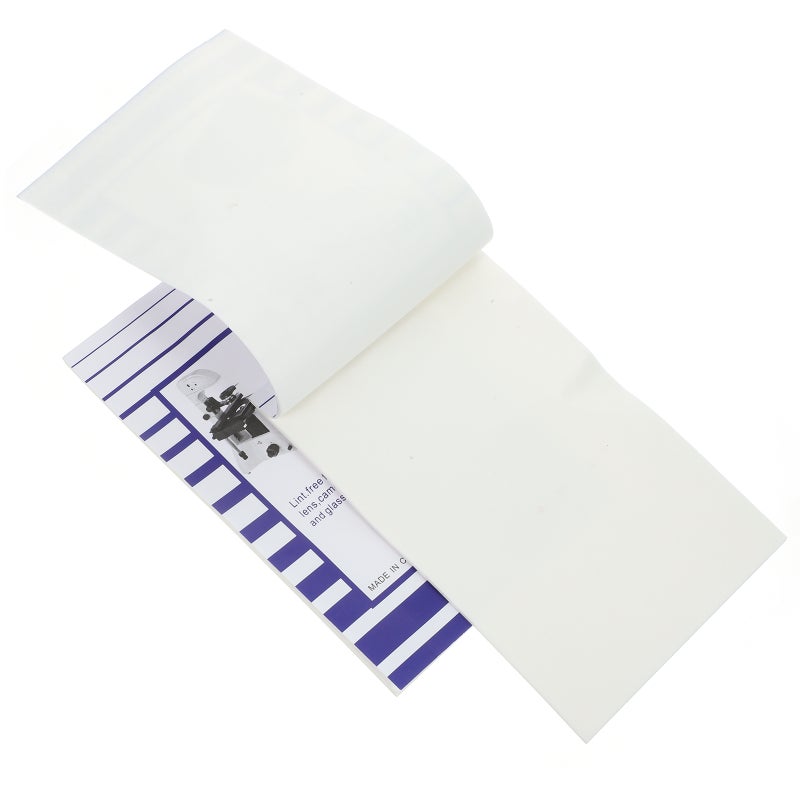 100 Pcs Dust-Free Microscope Camera Lens Cleaning Paper Supply (White) - Image 4