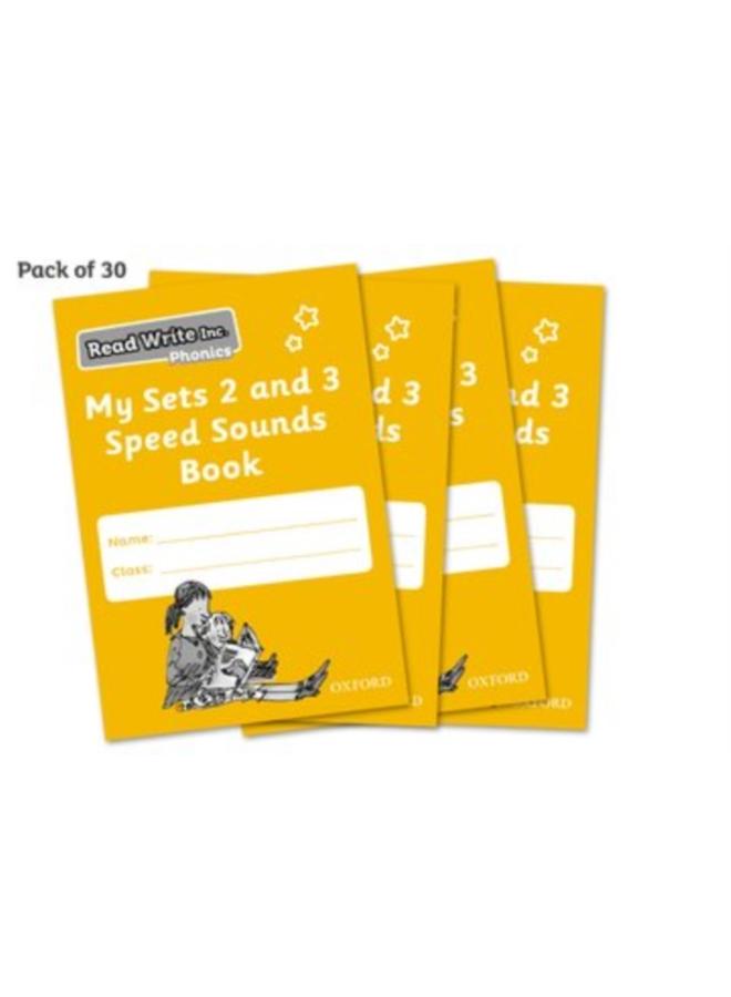 Read Write Inc. Phonics: My Sets 2 and 3 Speed Sounds Book (Pack of 30)