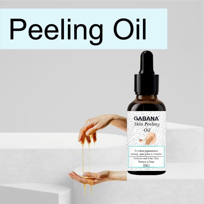 GABANA Skin Peeling Oil for Men and Women (Pack of 3, 30 ml)|Helps Improve Skin Texture and Tone, Hydrating and Nourishing Formula, For a Smooth & Refreshed Look, Suitable for All Skin Types| - Image 2
