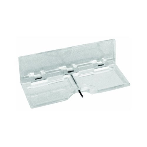 Prime-Line U 9842 Clear Lucite, Glass Surface Patio Door Lock, Self Adhesive (2 Pack) - Image 1