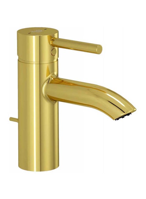 Project Single-lever Basin Mixer On The Floor And Overflow Gold RAK12000