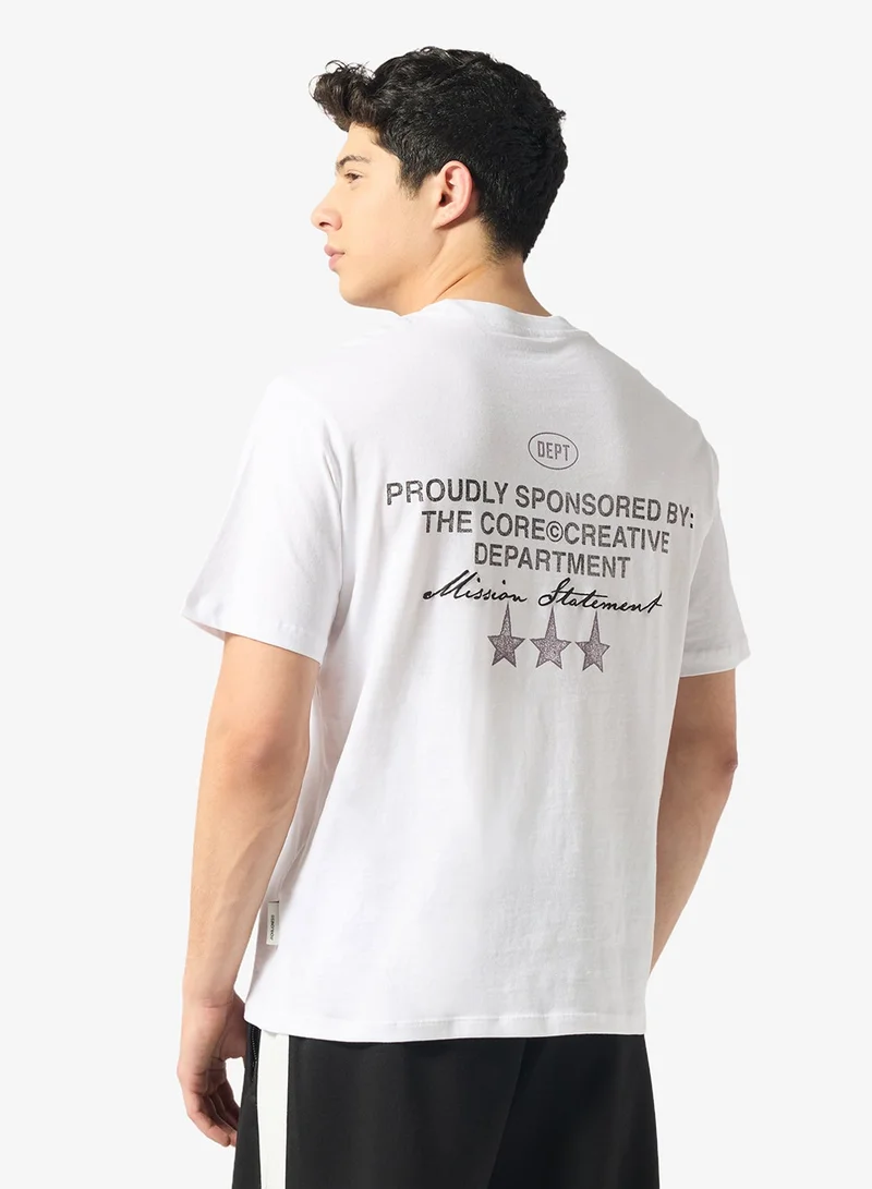 JACK & JONES Graphic Crew Neck T-Shirt