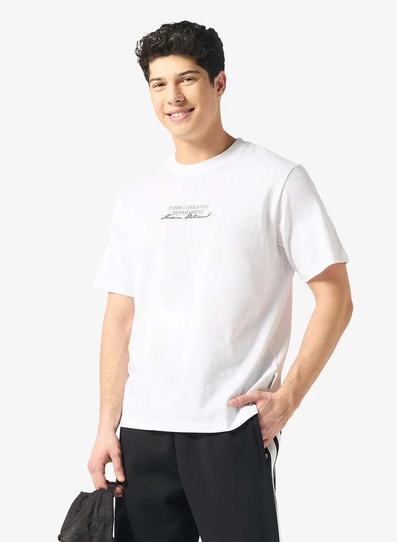 JACK & JONES Graphic Crew Neck T-Shirt