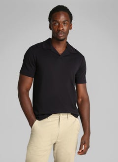 CALVIN KLEIN Cuban Collar Short Sleeve Polo  - Image 1