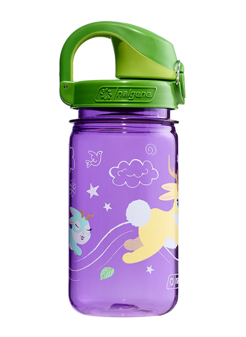 نالجين زجاجة Nalgene USA Kids OTF Tritan Renew سعة 350 مل باللون الأرجواني Jackalope Sustain