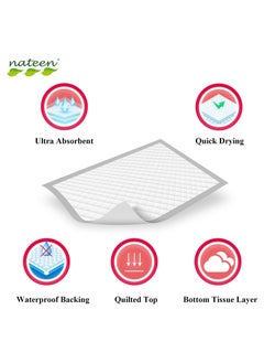 nateen Nateen Disposable Incontinence Underpads, 80 x 180 cm, 40 Pcs Bed Pads for Mattress Furniture Sofa Chair Protector High Absorbency Mats.  - Image 2