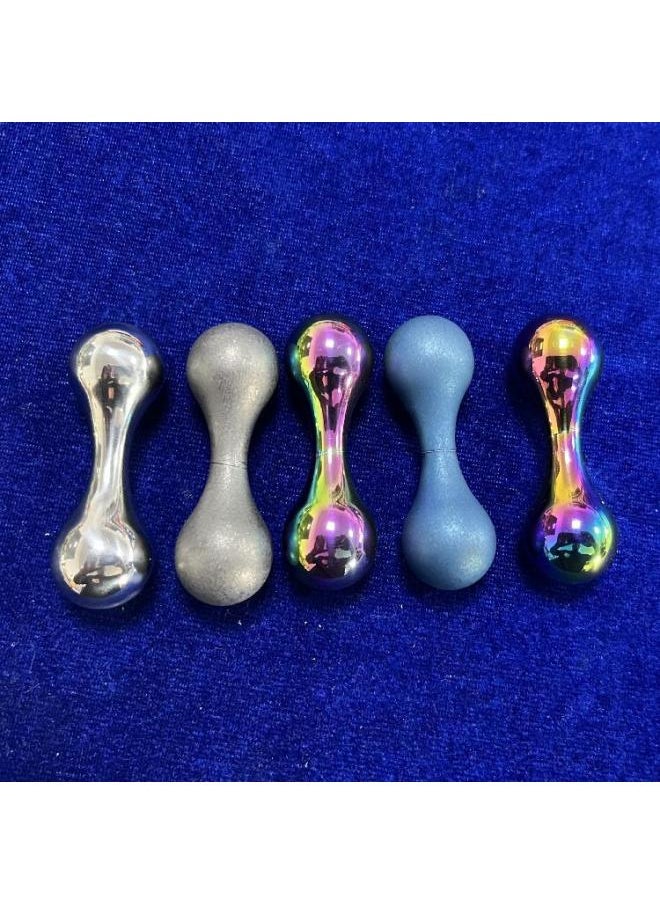 Generic - Titanium Alloy Bone Fingertip Gyro Baole Beads Begleri Toy Knucklebone Finger Limit EDC-Color:Colorful - Image 1