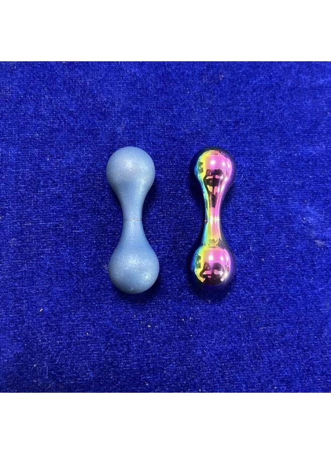 Generic - Titanium Alloy Bone Fingertip Gyro Baole Beads Begleri Toy Knucklebone Finger Limit EDC-Color:Colorful - Image 1