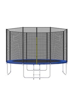 Yalla HomeGym Homegym 12Ft Trampoline With Enclosure Net For Kids & Adults Outdoor Trampoline With Safety Net Wear-Resistant Recreational With Ladder  - Image 1