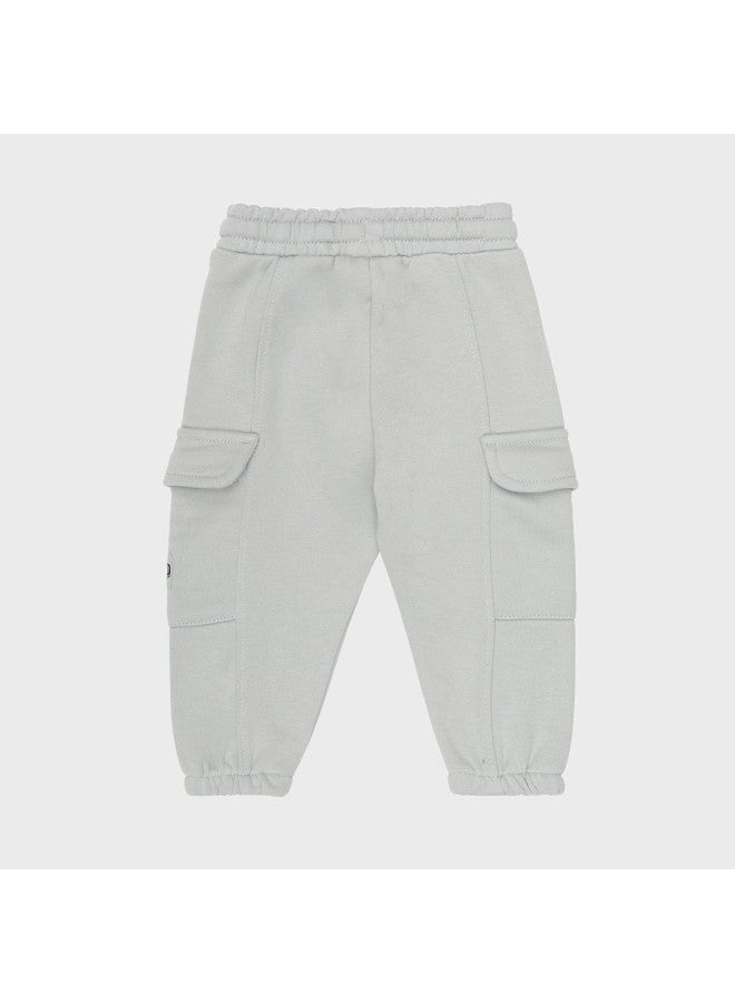Zara kids' Minimalist Sporty Casual Drawstring Straight-leg Jogger Pants - Image 3