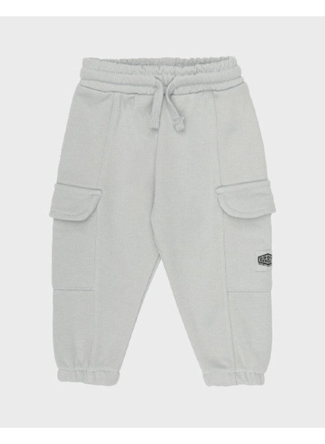 Zara kids' Minimalist Sporty Casual Drawstring Straight-leg Jogger Pants - Image 1