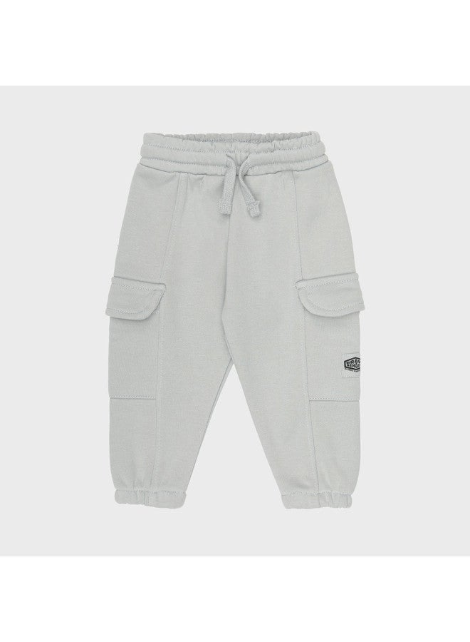 Zara kids' Minimalist Sporty Casual Drawstring Straight-leg Jogger Pants - Image 2