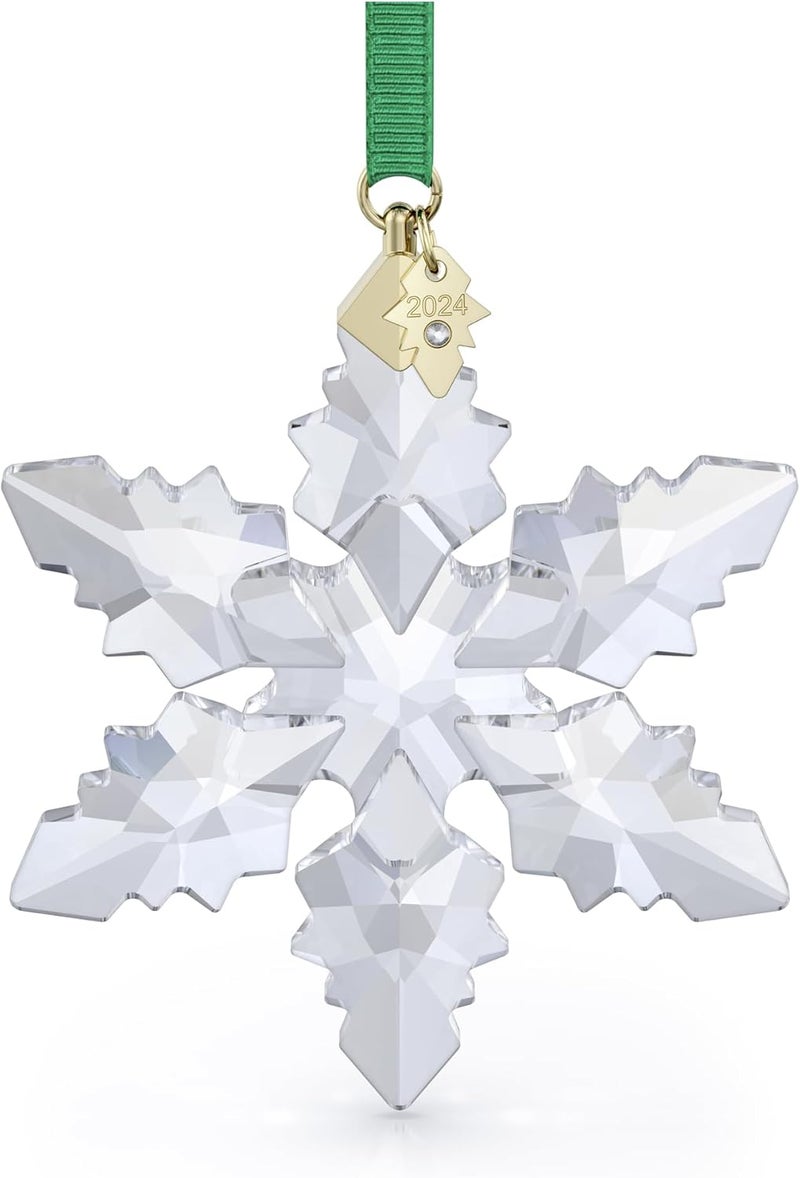 Swarovski 2024 Annual Edition Clear Crystal Snowflake Ornament - Image 1