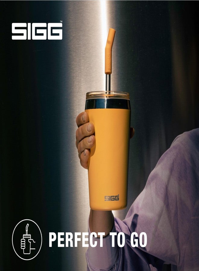 SIGG - Insulated Travel Mug Helia - Stainless Steel Tumbler with Lid, Straw and Cleaning Brush - BPA Free - 15 Oz, 20 Oz - Image 3