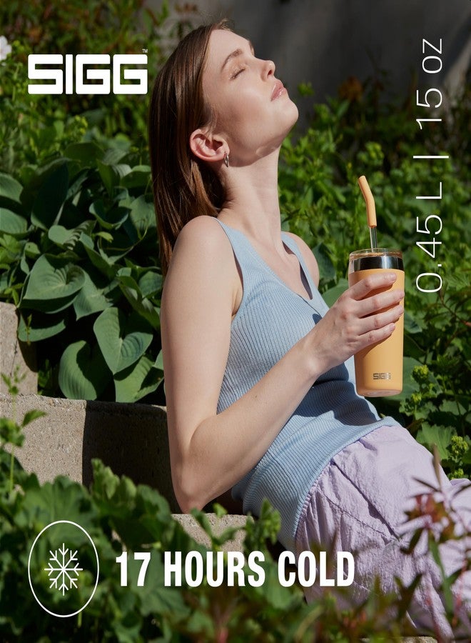 SIGG - Insulated Travel Mug Helia - Stainless Steel Tumbler with Lid, Straw and Cleaning Brush - BPA Free - 15 Oz, 20 Oz - Image 2